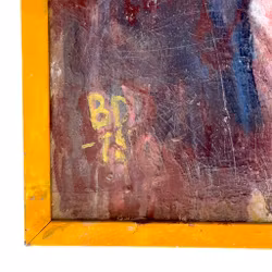 Bengt Dahlberg 2015 - Oljemålning på duk - Original expressionistiskt porträtt