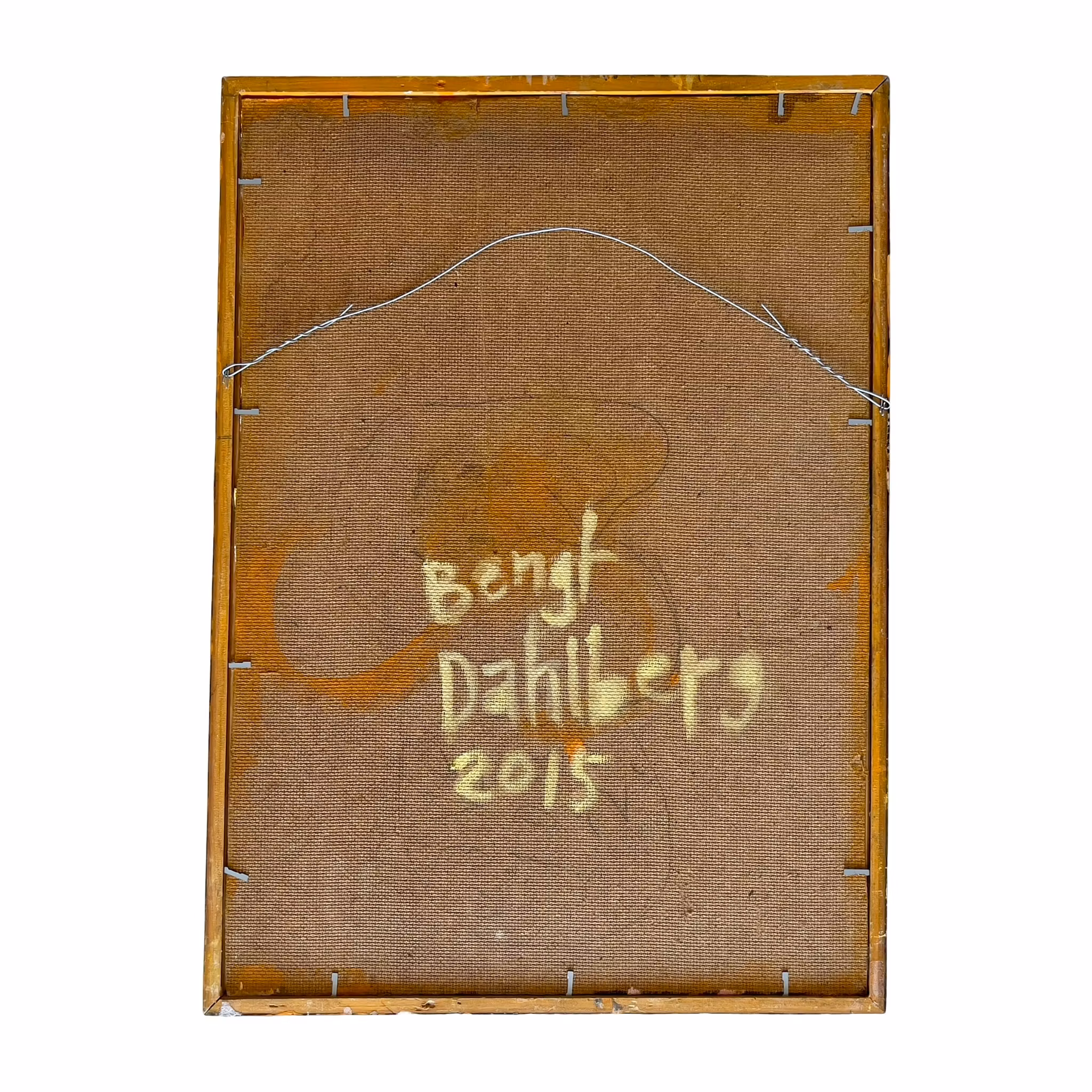 Bengt Dahlberg 2015 - Oljemålning på duk - Original expressionistiskt porträtt