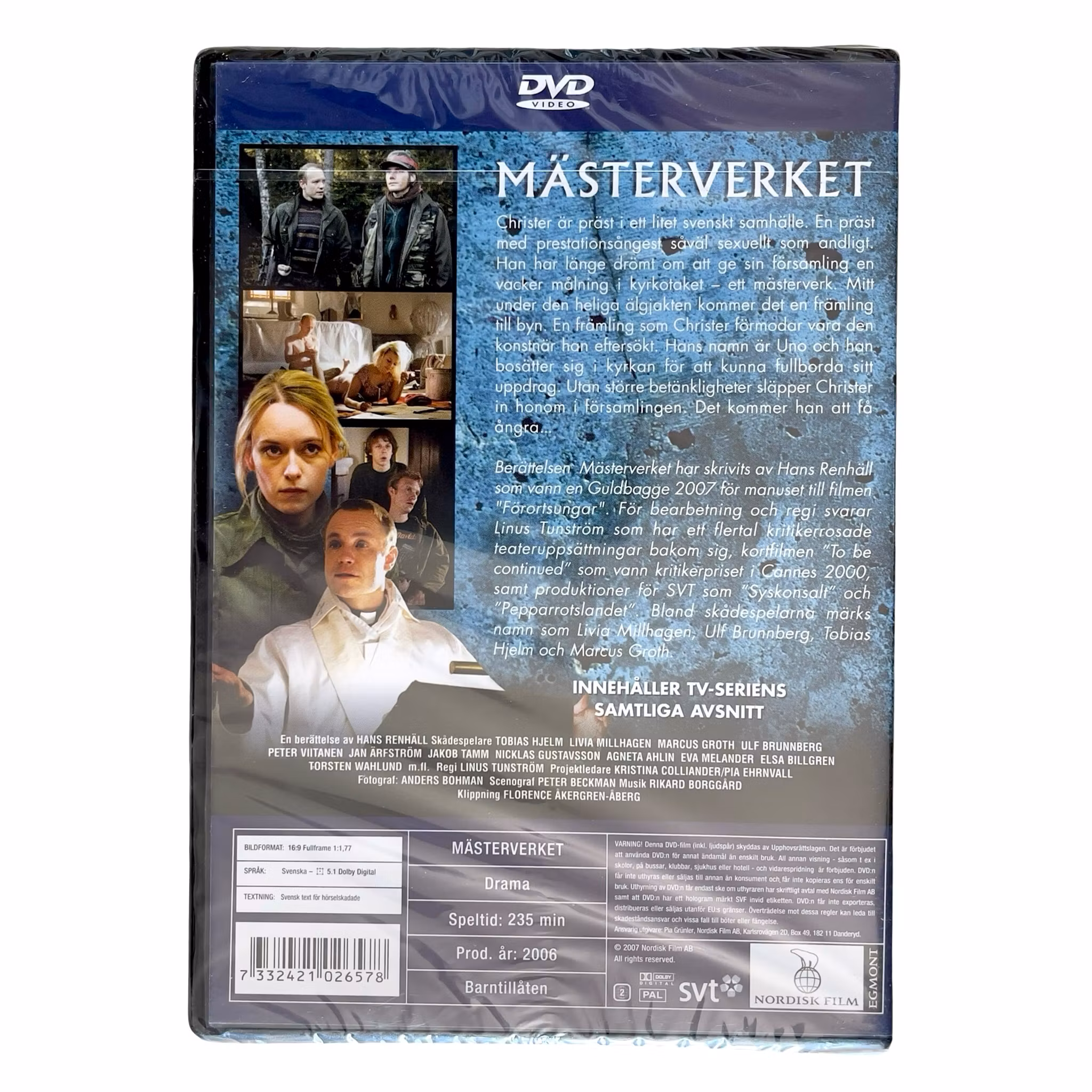 Mästerverket - Komplett TV serie (2006) -  Inplastad 2 DVD - Svenskt prisbelönt drama