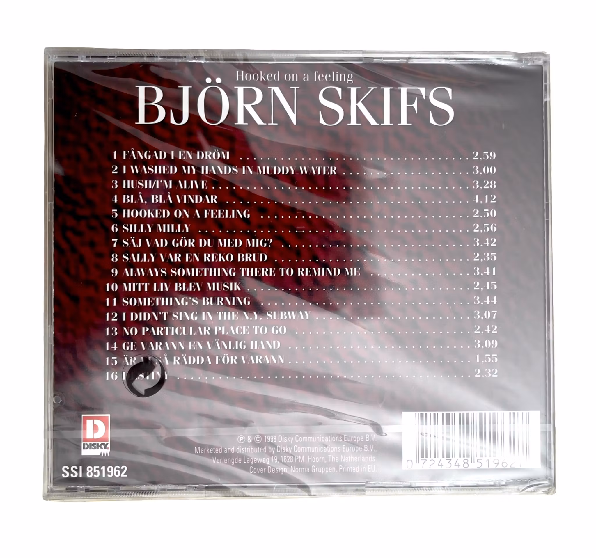Björn Skifs - Hooked on a Feeling - Inplastad CD - 16 Klassiska Hits