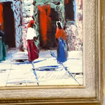 Charles Schölander (1903-1979) - Oljemålning på duk - Orientaliskt stadsmotiv