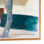 Anders A. Jönsson (1907-2002) - Oljemålning på duk - Stadsmotiv