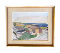 Anders A. Jönsson (1907-2002) - Oljemaleri på lerret - Bastioner