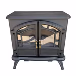 Elektrisk Dekorations kamin Heat-It 1800W - Klassisk Braskamin med Flamm effekt & Termostat