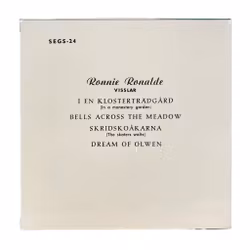 Ronnie Ronalde - I en klosterhage - Swedish Columbia EP