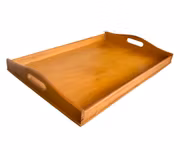 Vintage serverings bricka i trä - Klassisk skandinavisk design
