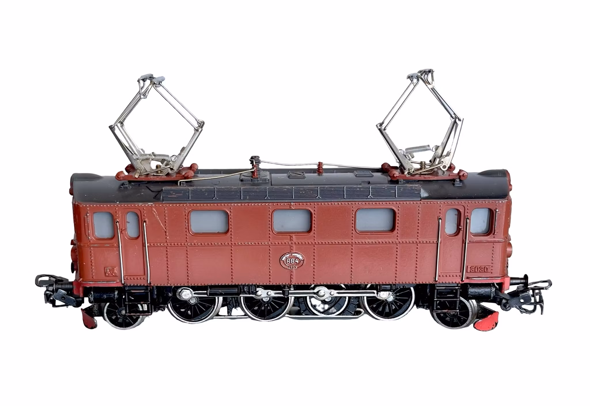Märklin 3030 SJ Da 884 Ellok H0 - Svenskt ellok i original kartong - Analog