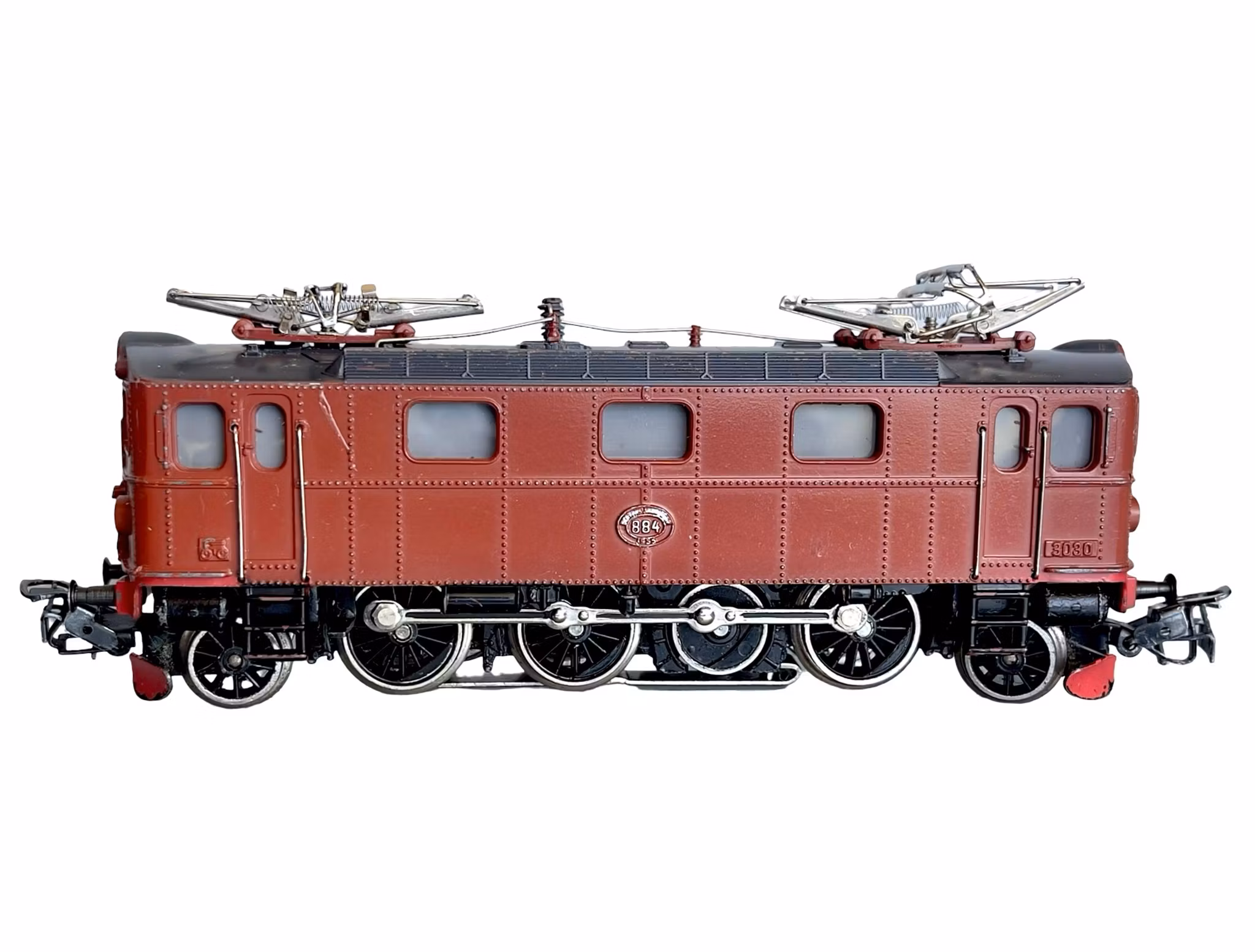 Märklin 3030 SJ Da 884 Ellok H0 - Svenskt ellok i original kartong - Analog