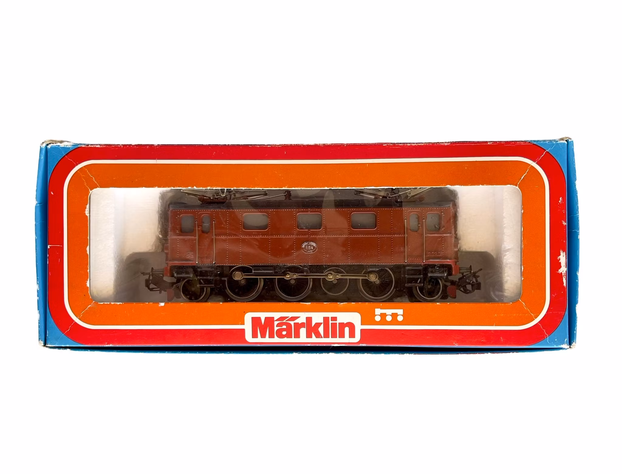 Märklin 3030 SJ Da 884 Ellok H0 - Svenskt ellok i original kartong - Analog