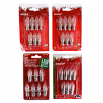 Bombillas de repuesto E10 55V/LED para velas de Adviento y Navidad - 4 paquetes (28 bombillas)