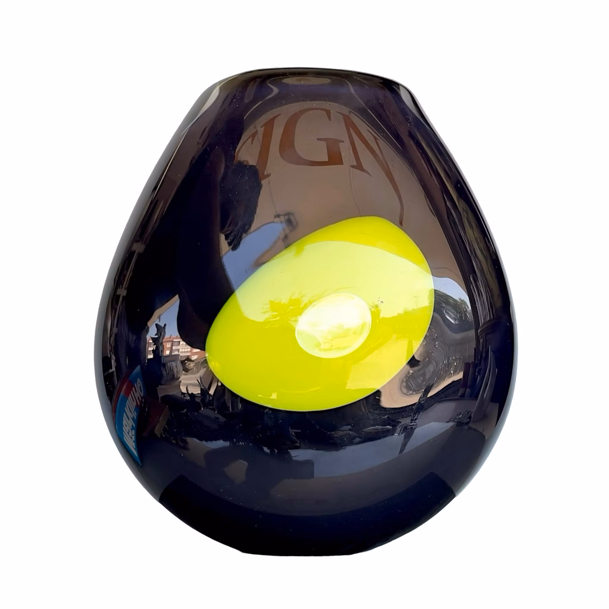 Lennart Nissmark - Sculpture en verre d'art - Atelier - Signée et datée 1991