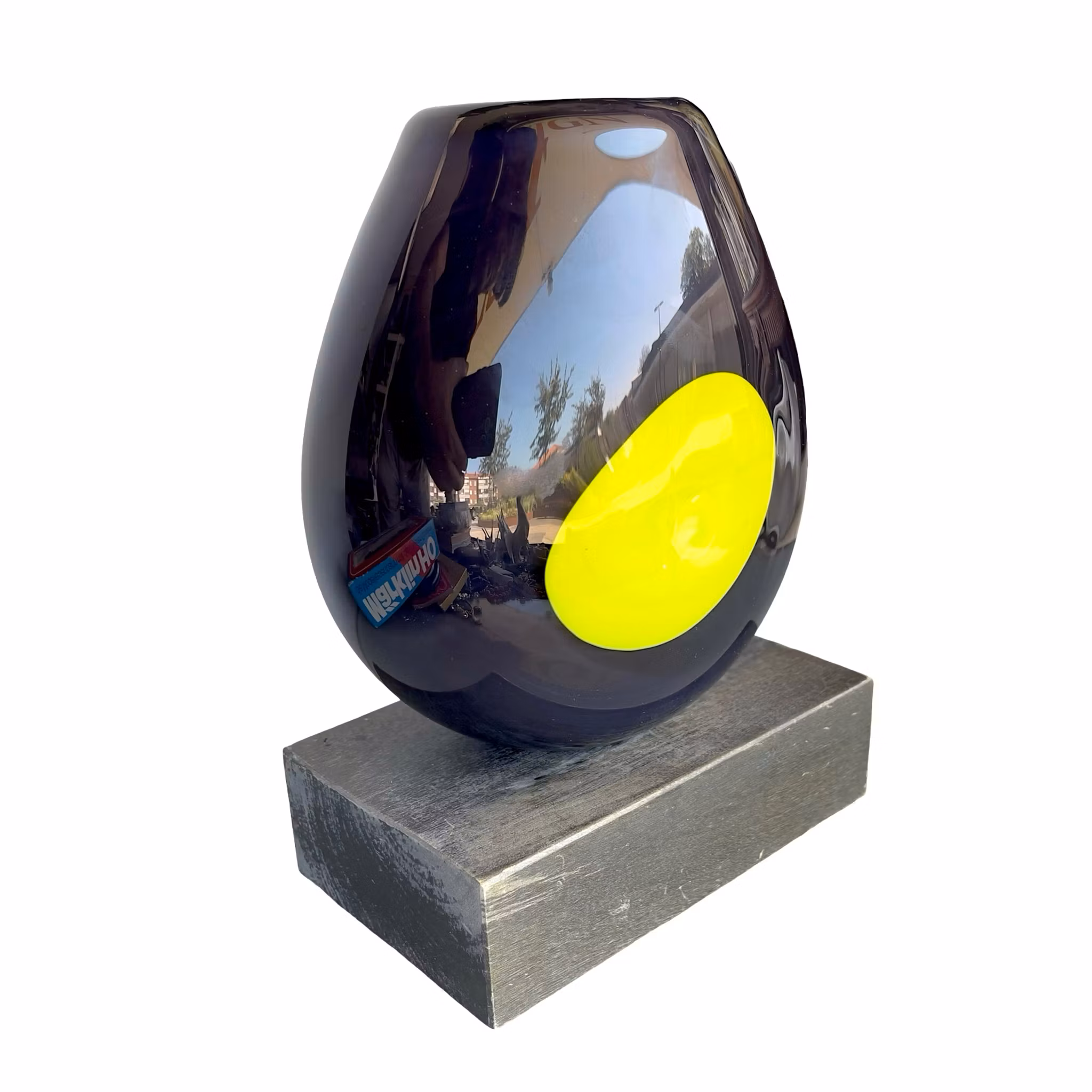 Lennart Nissmark - Sculpture en verre d'art - Atelier - Signée et datée 1991