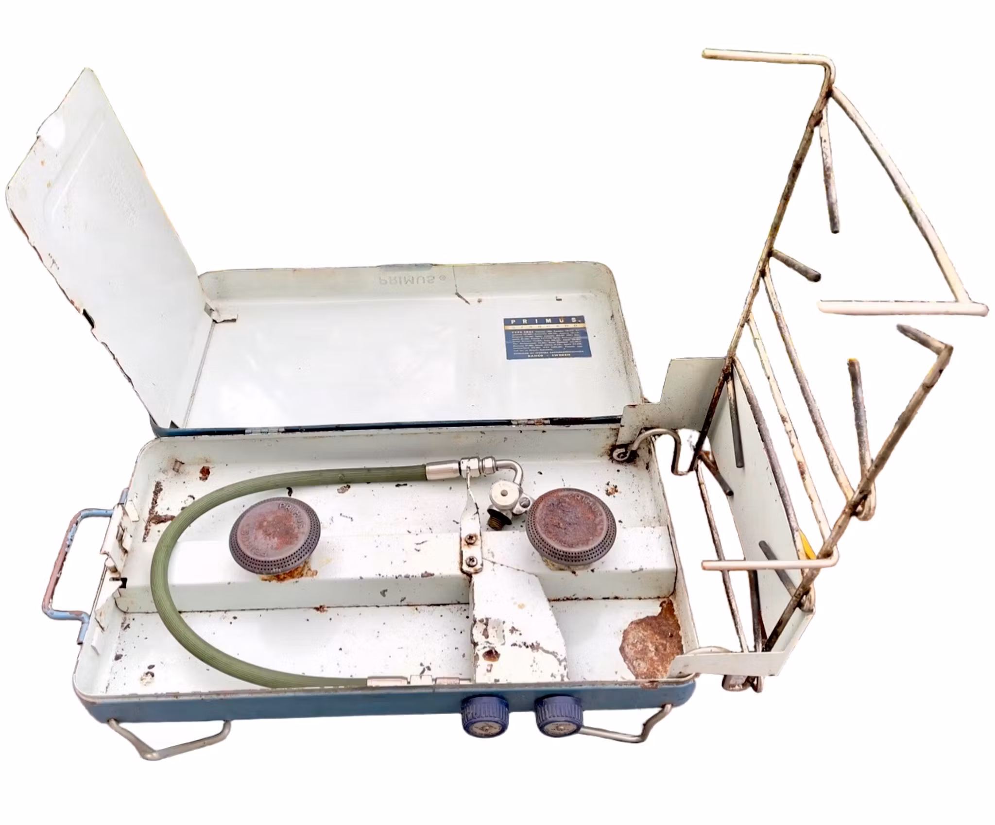 PRIMUS Standard 2063 – Vintage 2 lågigt gasolkök - BAHCO Sweden - 1960-tal