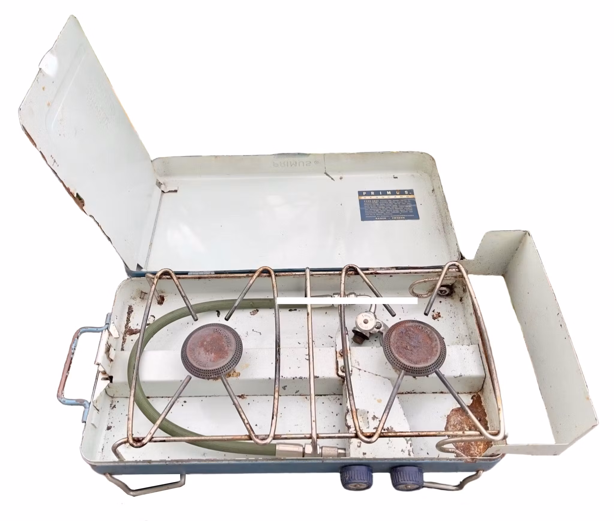 PRIMUS Standard 2063 – Vintage 2 lågigt gasolkök - BAHCO Sweden - 1960-tal