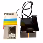 Polaroid Instant 1000 DeLuxe - Vintage Land Camera - Väska & Bruksanvisning