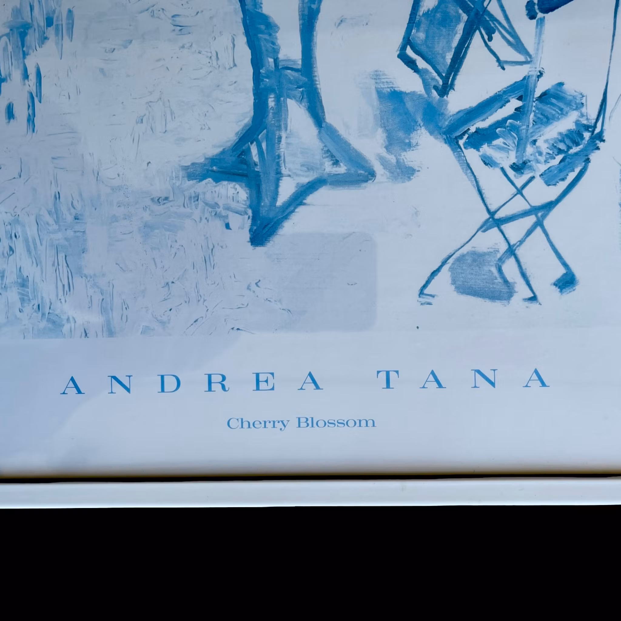 Andrea Tana & Peter Evans - Två inramade konsttryck - Cherry Blossom & fönstermotiv