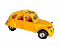 Vintage Corgi modellbil av Citroën 2CV6 - Gul modellbil - Britain