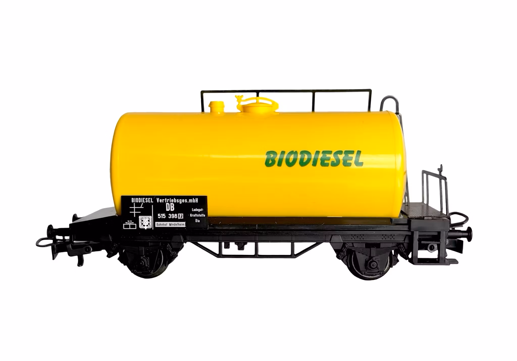 Märklin H0 - DB Biodiesel tankvagn 515 398 - Gul cisternvagn