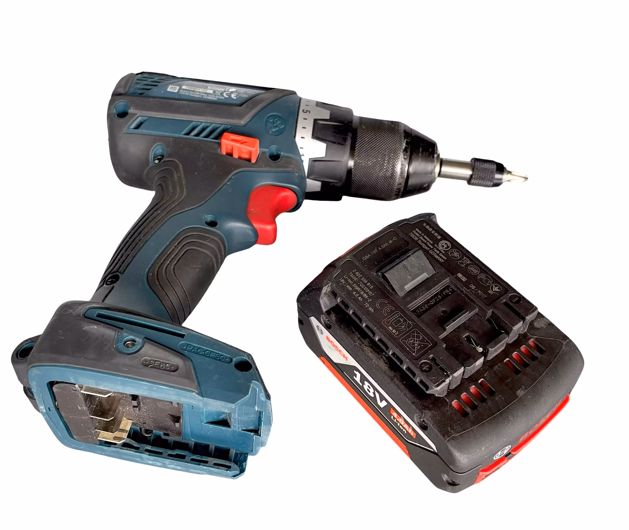 BOSCH Professional GSR 18V-60 C - 18V borrskruvdragare, EC Brushless + 4,0 Ah batteri