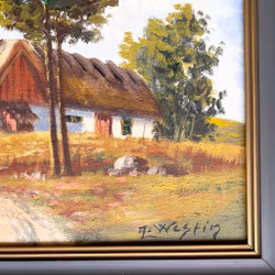 A. WESTIN - Skånegård / Krajobraz - Olej na płótnie - sygnowany