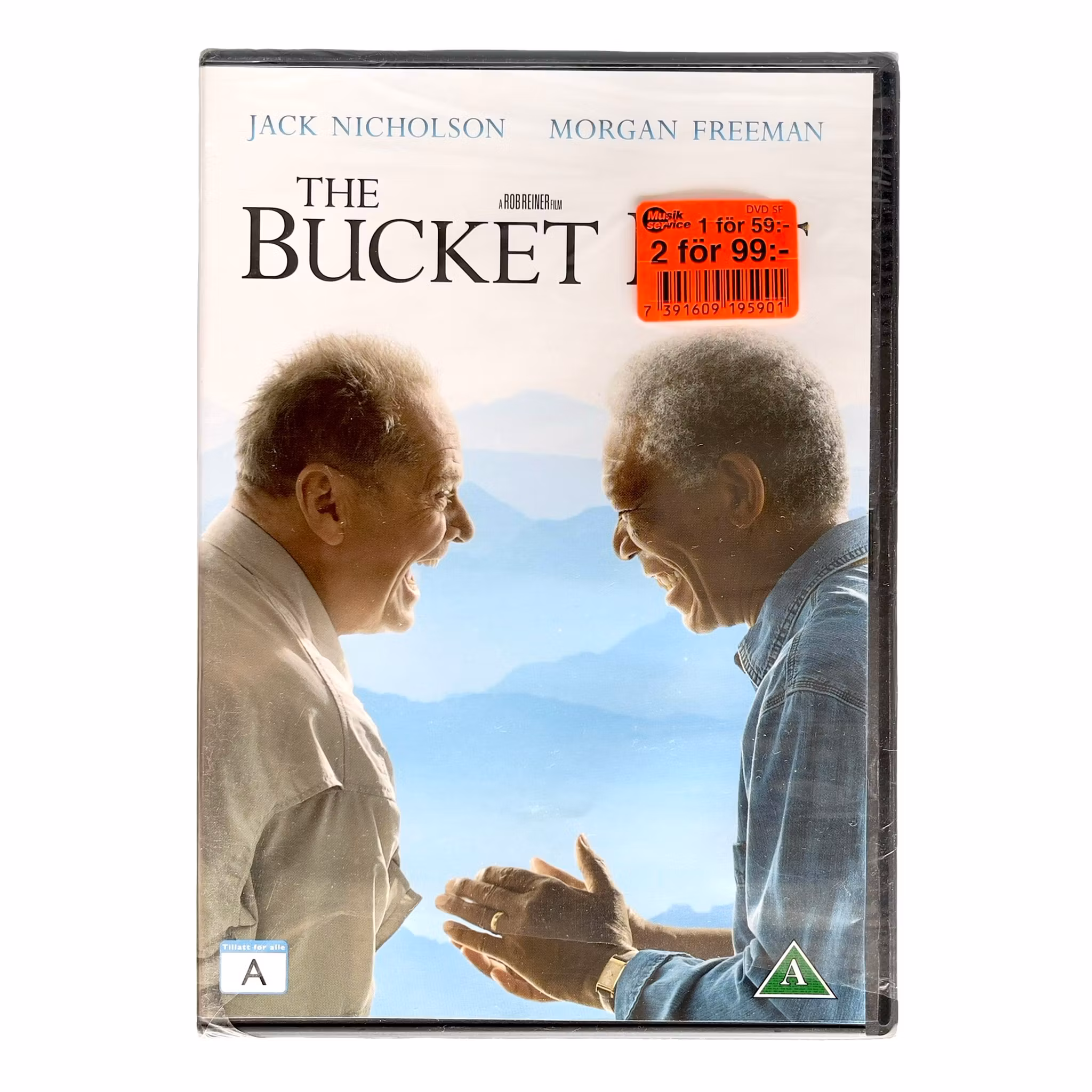 THE BUCKET LIST - NU ELLER ALDRIG - Inplastad DVD - Jack Nicholson & Morgan Freeman