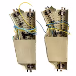 Märklin 5119 - 2 st elektriska höger växlar - H0 skala - M räls