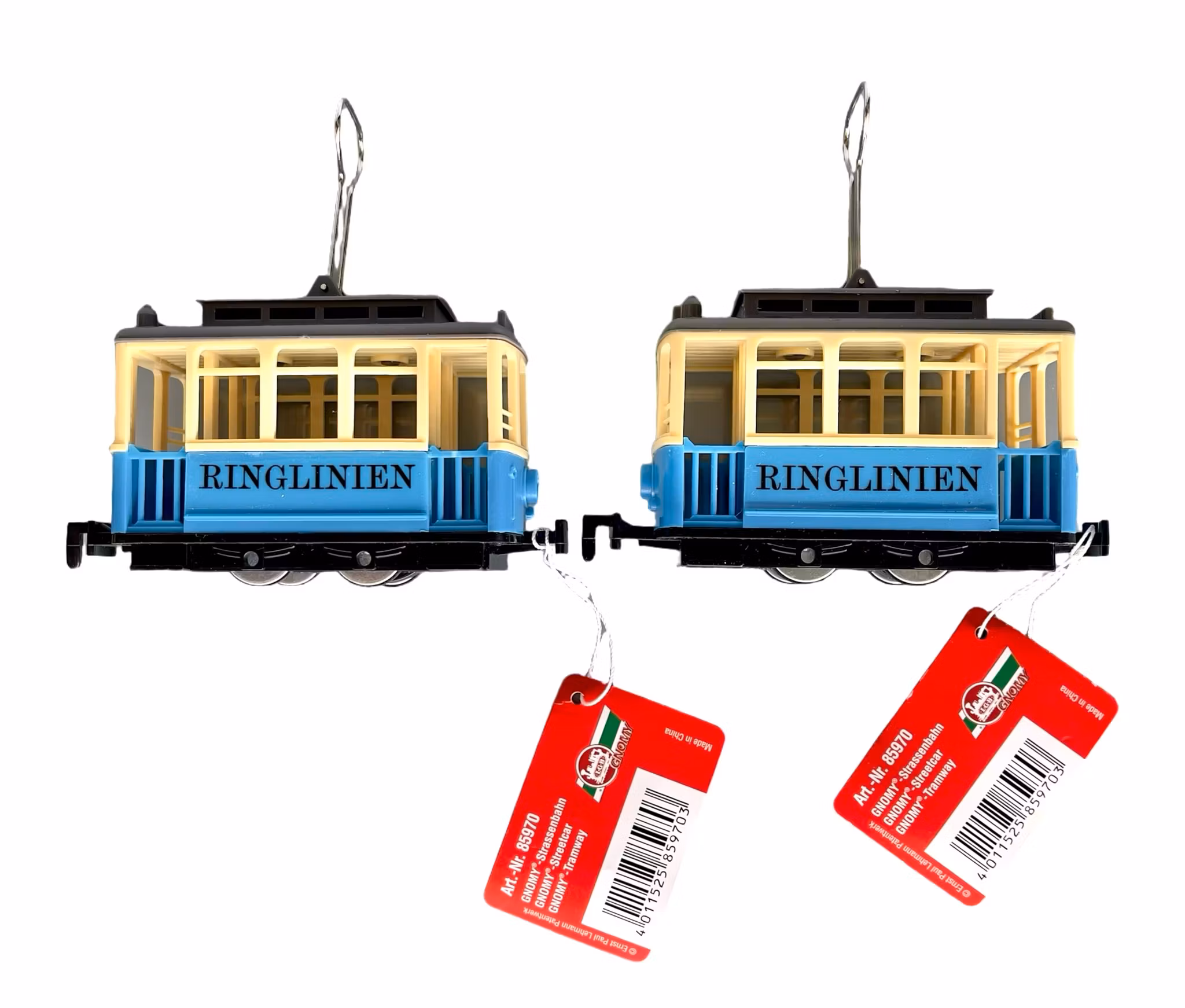 2 st Gnomy spårvagnar Göteborg Ringlinien - Ernst Paul Lehmann
