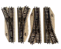 Märklin H0 5202/5221 - 4 przełączniki szyn M