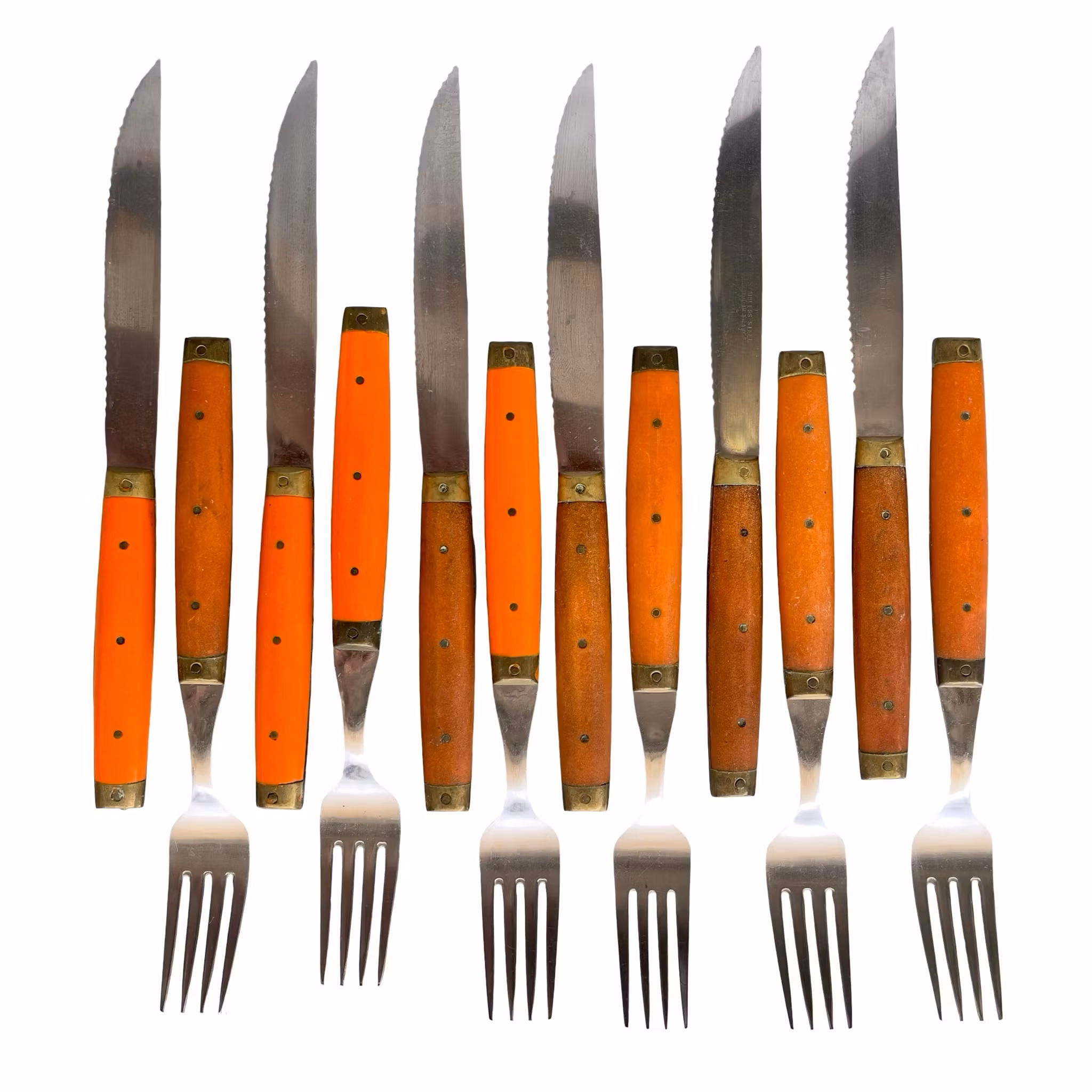Melron - Vintage grill bestick - 12 delar - Frankrike