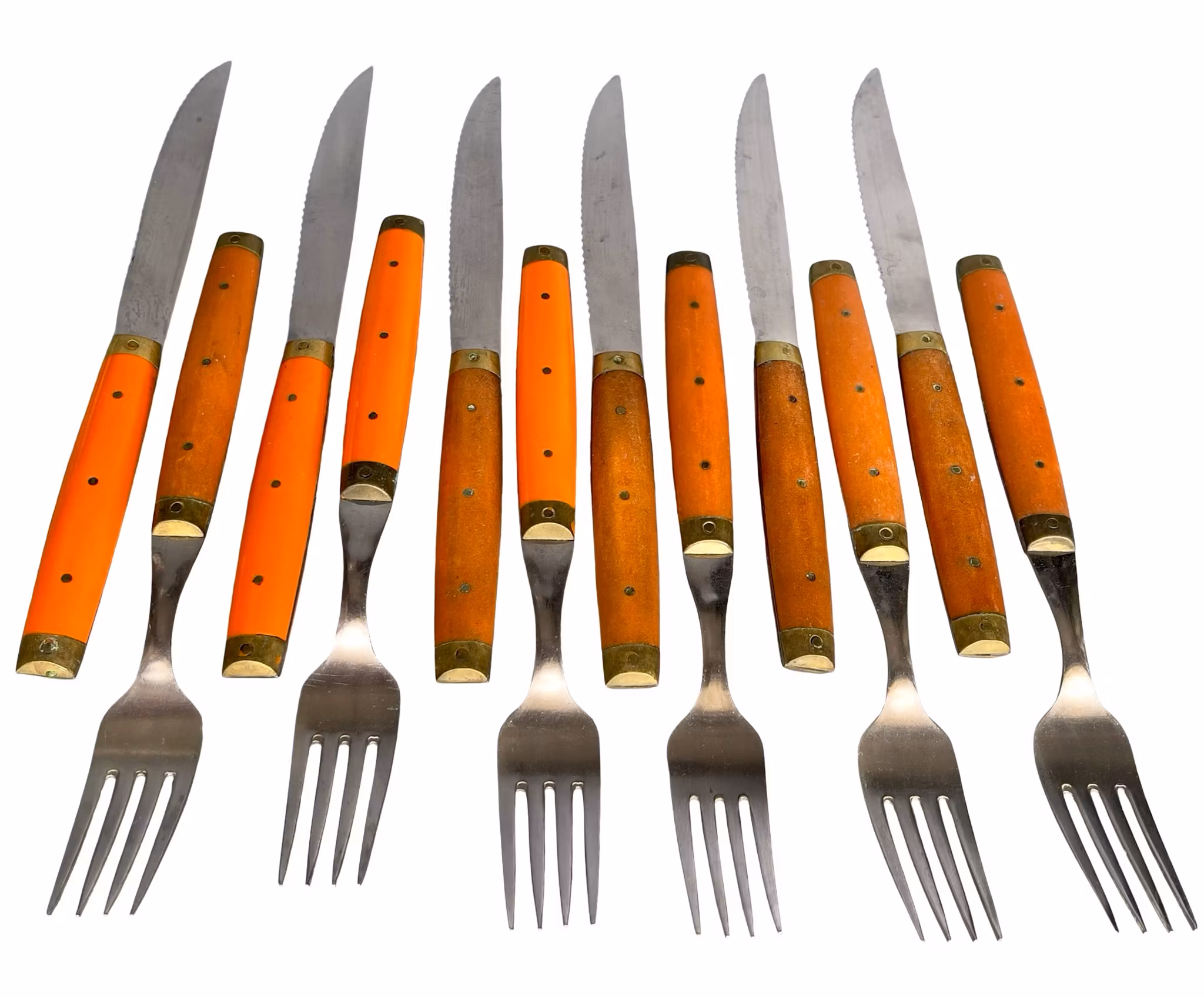 Melron - Vintage grill bestick - 12 delar - Frankrike