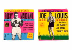 2 stare filmy bokserskie 8 mm - Rocky Marciano i Joe Louis – Columbia Pictures