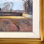 Gotthard Sandberg (1890-1961) - Skånskt landskap - Oljemålning på duk