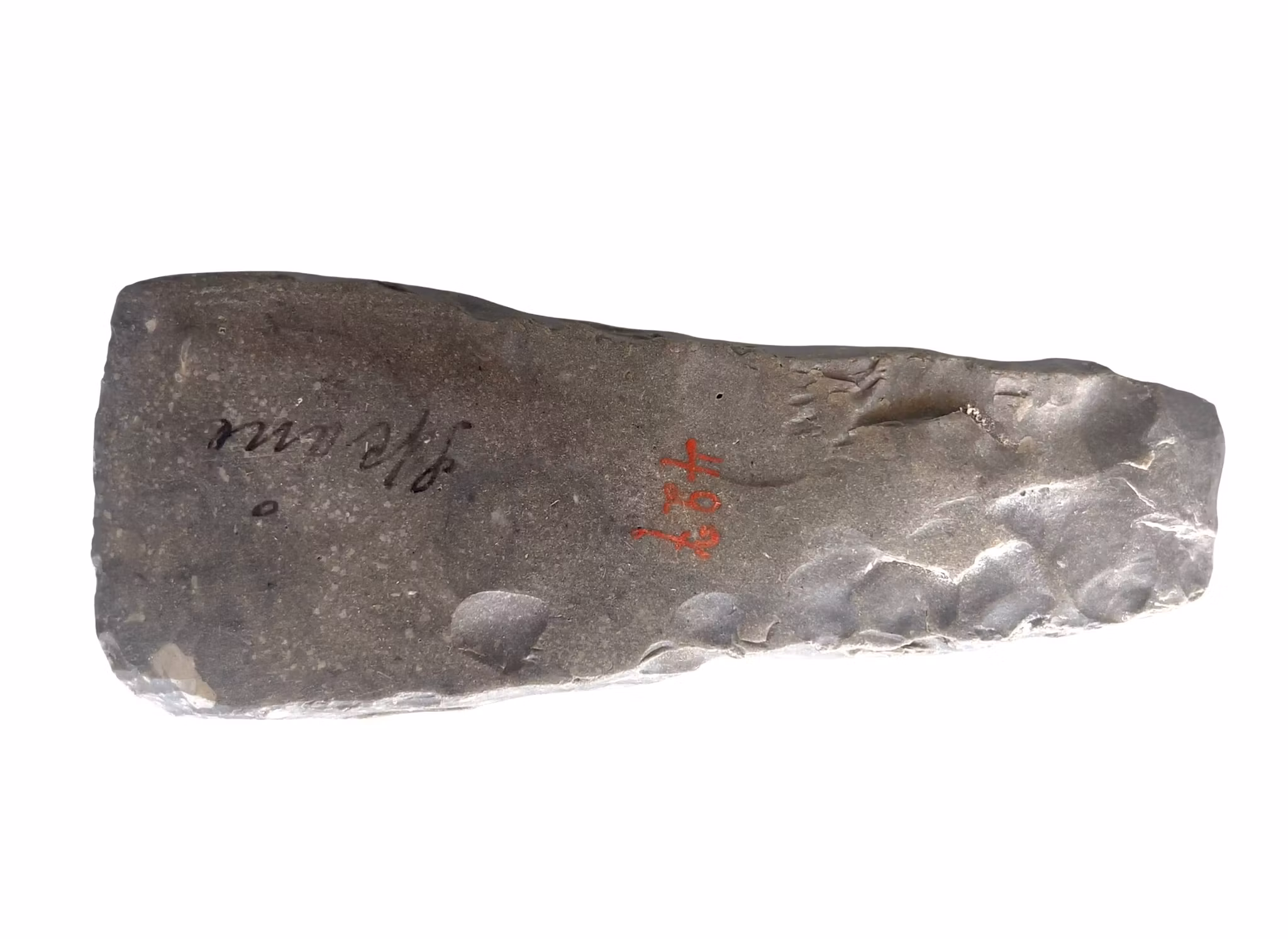 Hache en silex de Scanie - Néolithique final (2800-2300 av. J.-C.) - Marquage ancien 427
