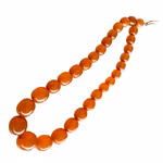 Antikt bärnsten bakelit radband/collier - Art Deco