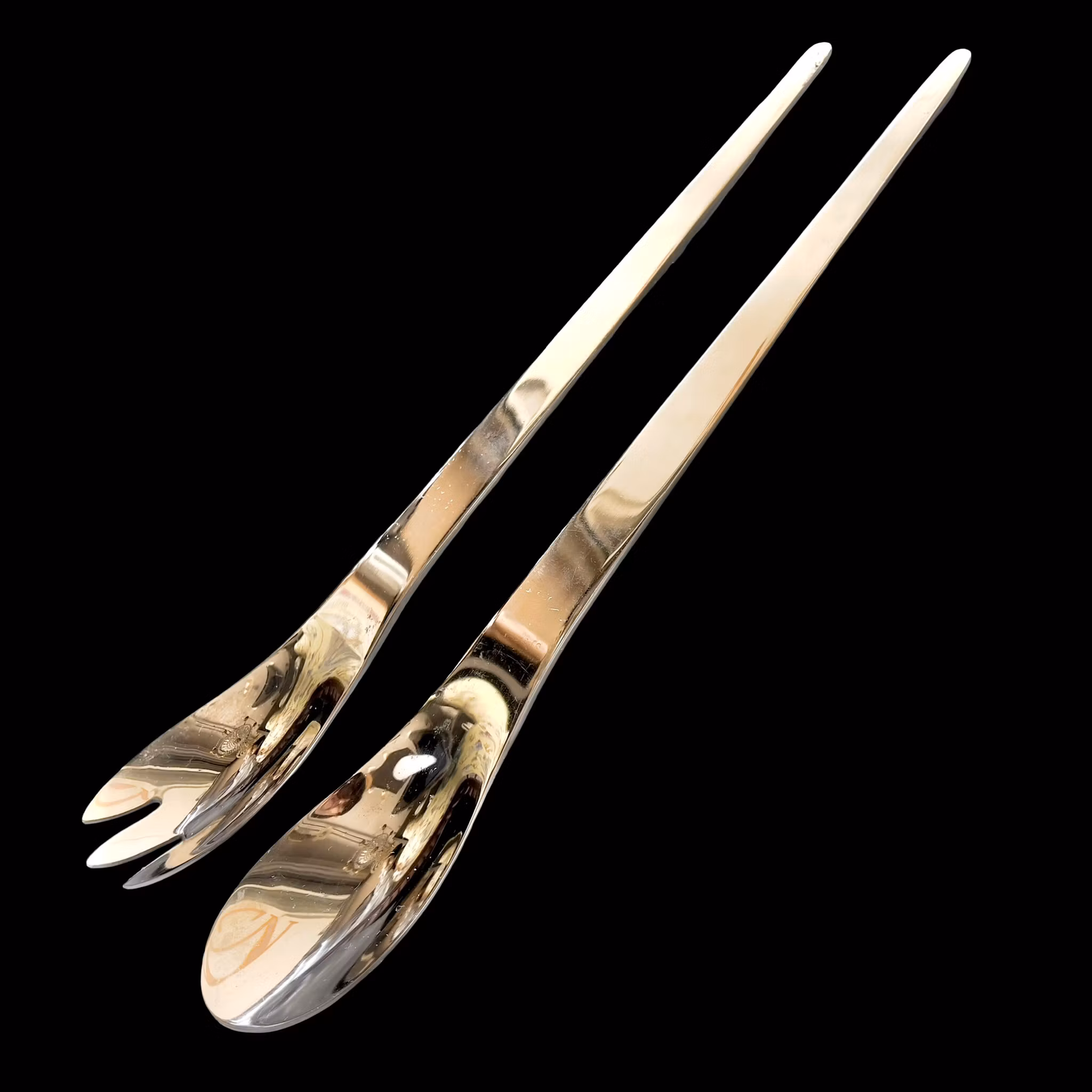 Exxent salladsbestick - 2 delar, 30 cm, rostfritt stål