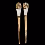 Exxent salladsbestick - 2 delar, 30 cm, rostfritt stål