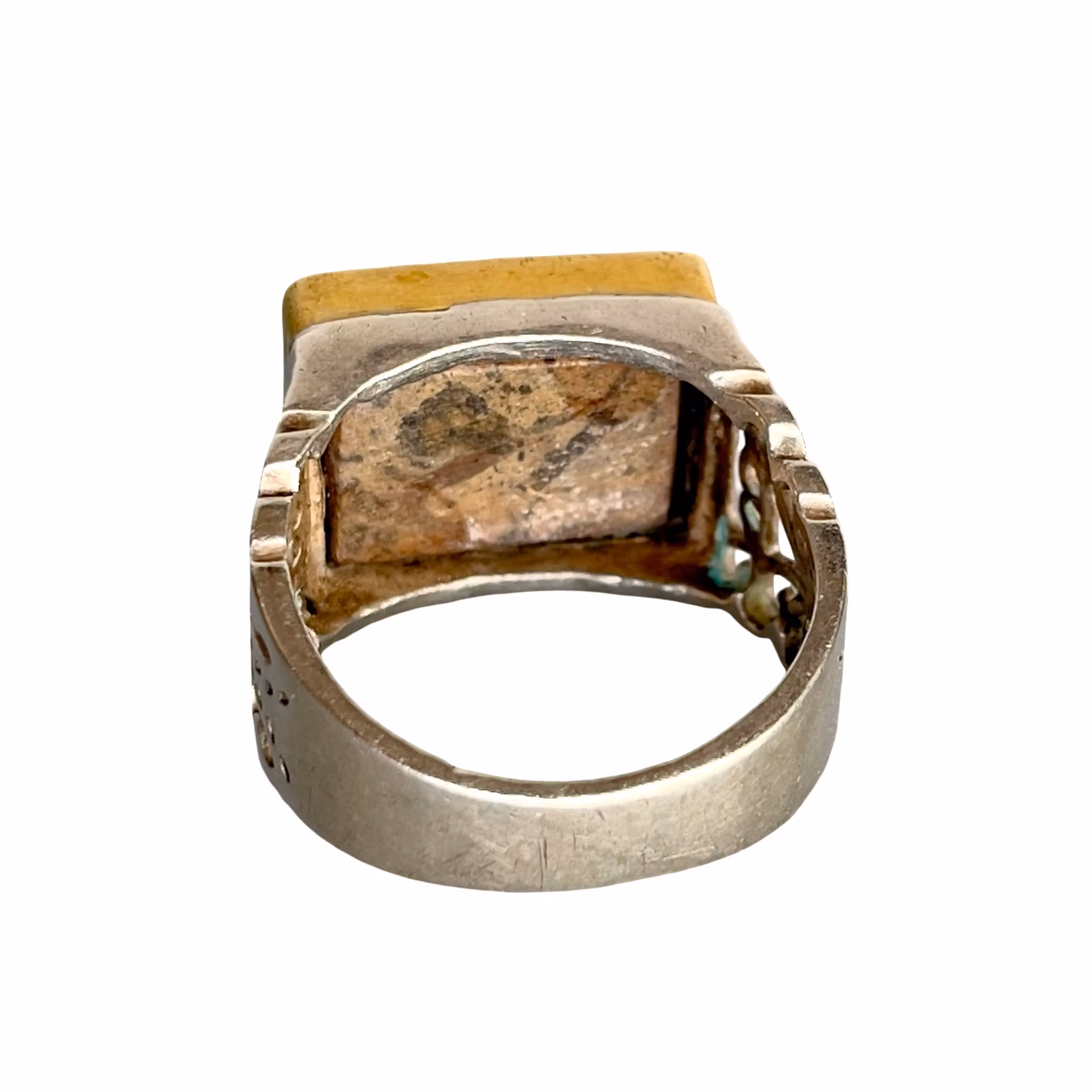 Nishapur turkos ring i sterling silver 925 - ca 11 ct