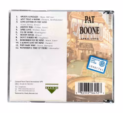 Pat Boone - April Love - CD - Classic Hits - 1992