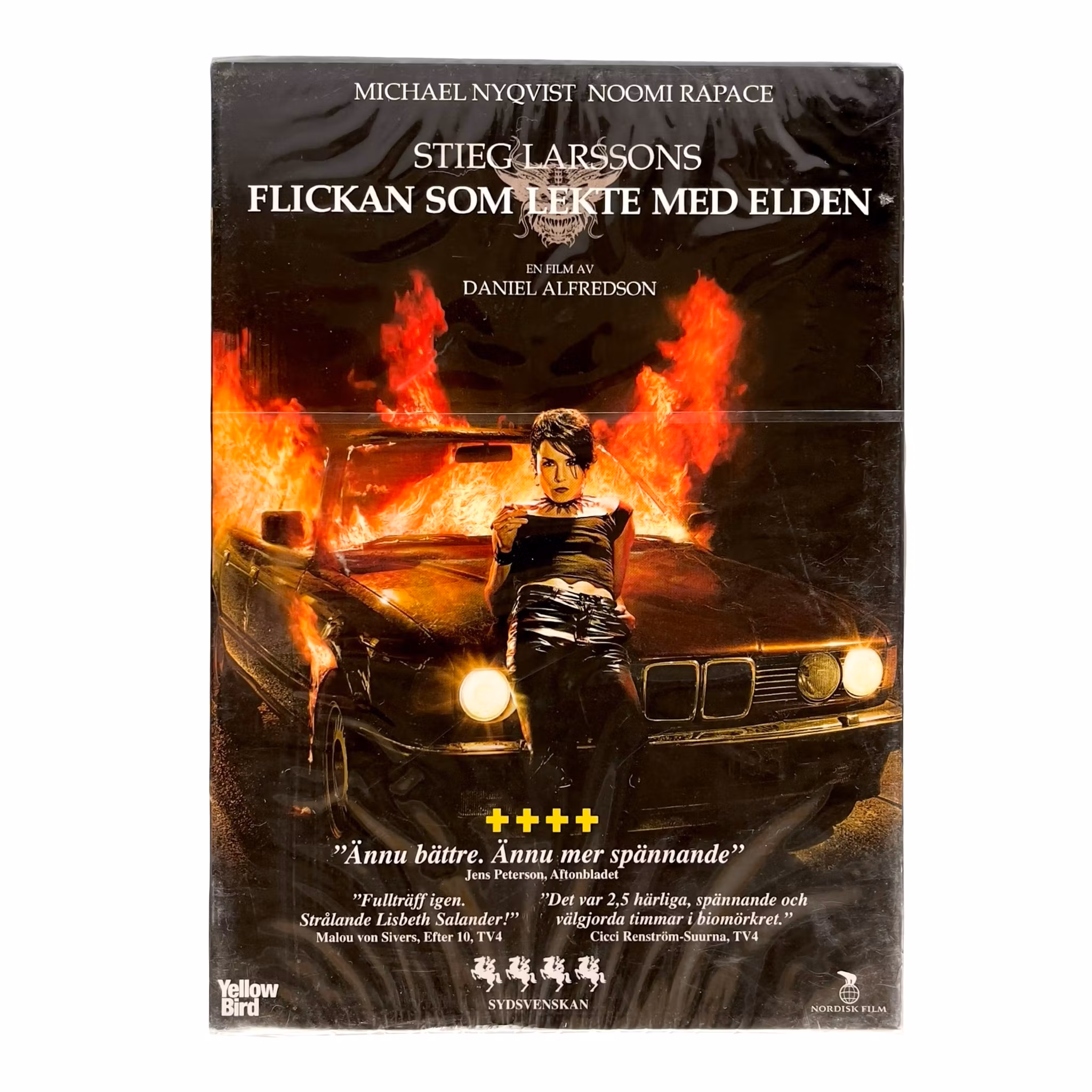 Flickan som lekte med elden - Stieg Larsson - Inplastad DVD - Noomi Rapace
