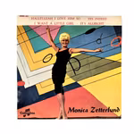 Monica Zetterlund - Hallelujah I Love Him So - EP vinyl 1959 - Columbia SEGS 64