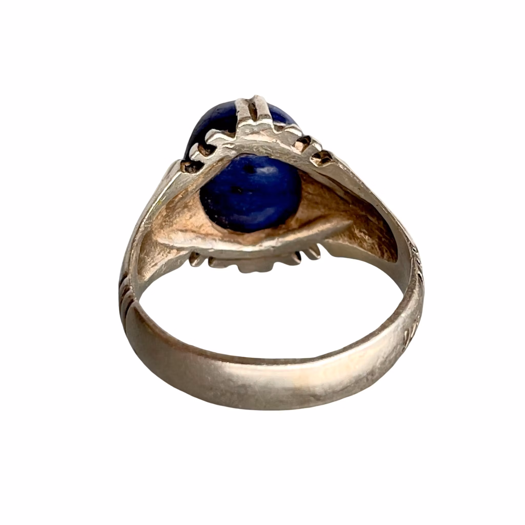 7 Ct blå safir - Sterling silver 925 - Elegant ring - 6 g