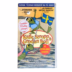 Kalle Stropp & Frog Ball auf einem schwindelerregenden Abenteuer - Gewickelte VHS-Kassette 1991