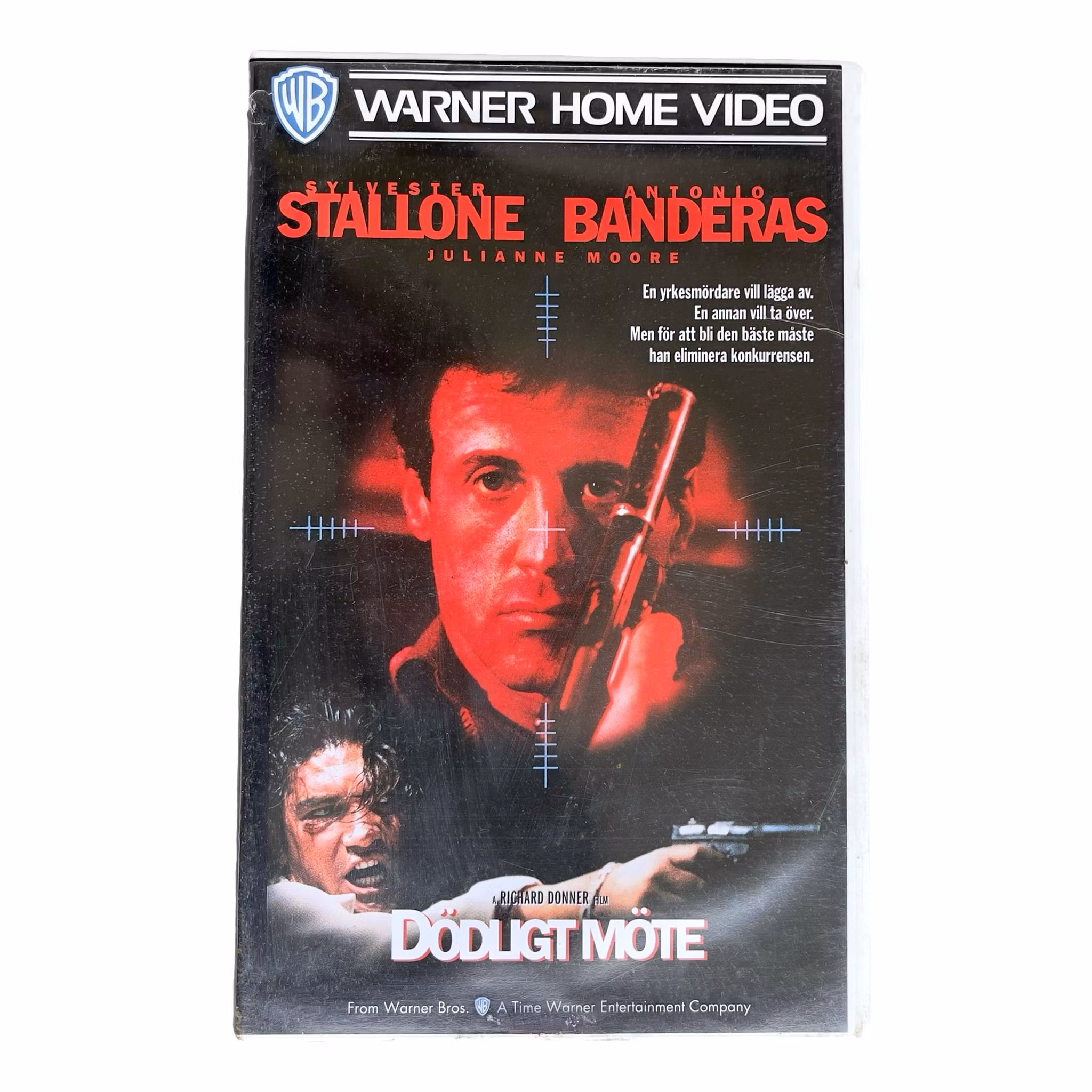 Dödligt Möte - Inplastad VHS - Sylvester Stallone - Antonio Banderas - Warner Home Video