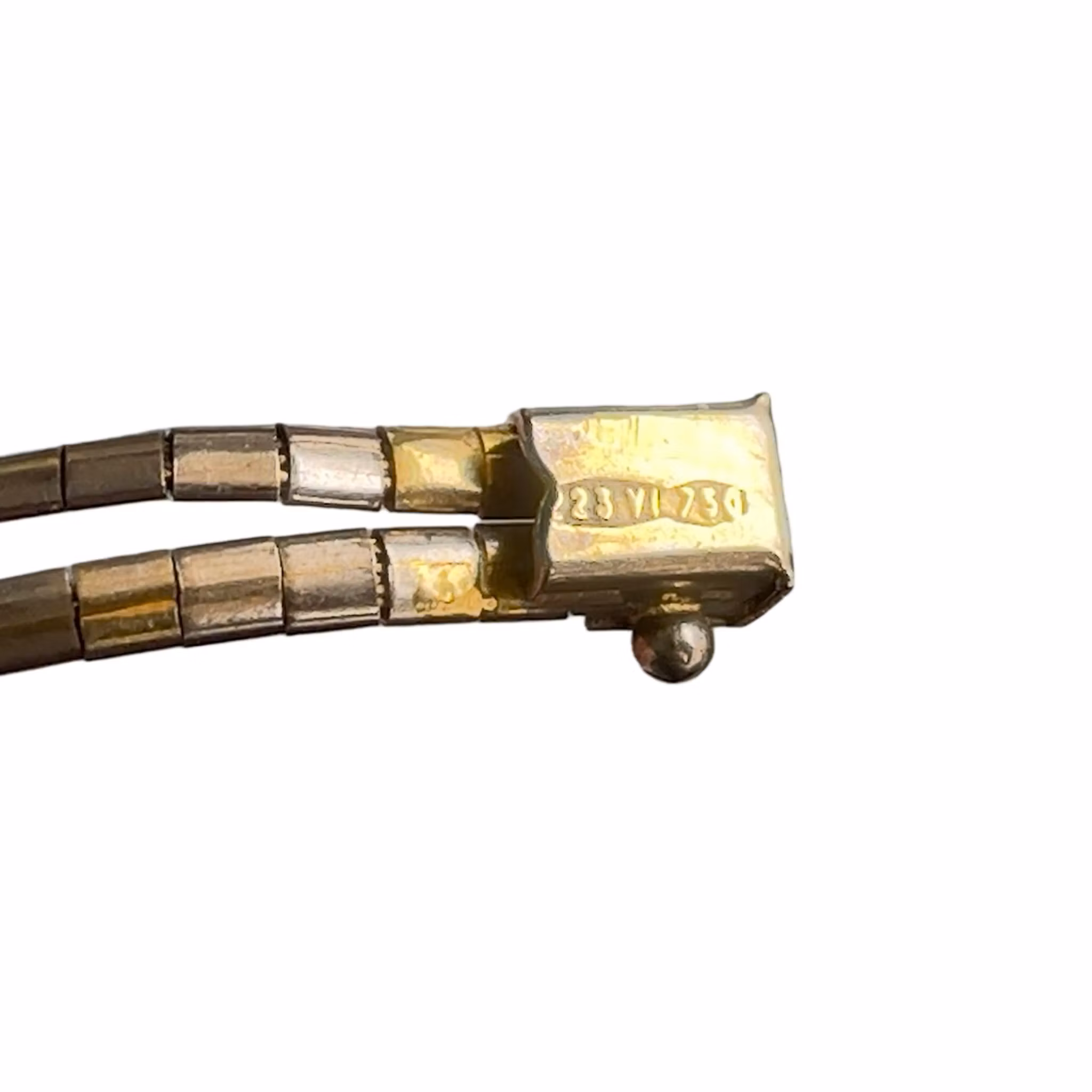 Loris Zaccaria 18K 750 Vitguld Armband - 14 g - 2 Rubiner - Vicenza, Italien