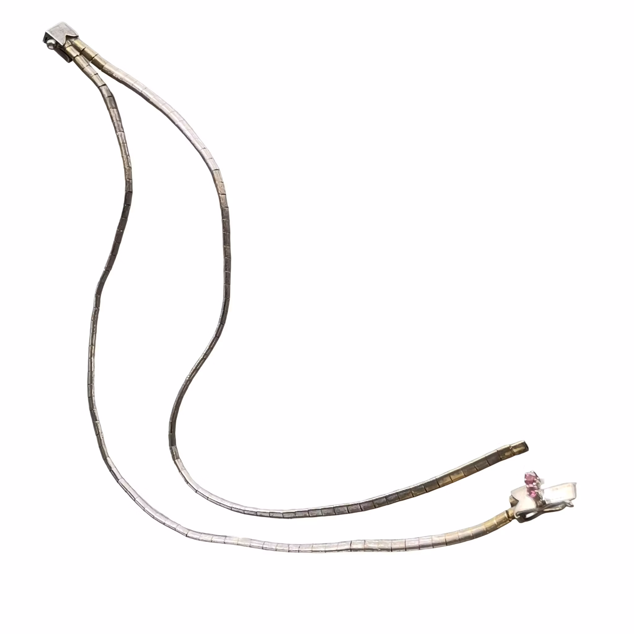 Loris Zaccaria 18K 750 Vitguld Armband - 14 g - 2 Rubiner - Vicenza, Italien