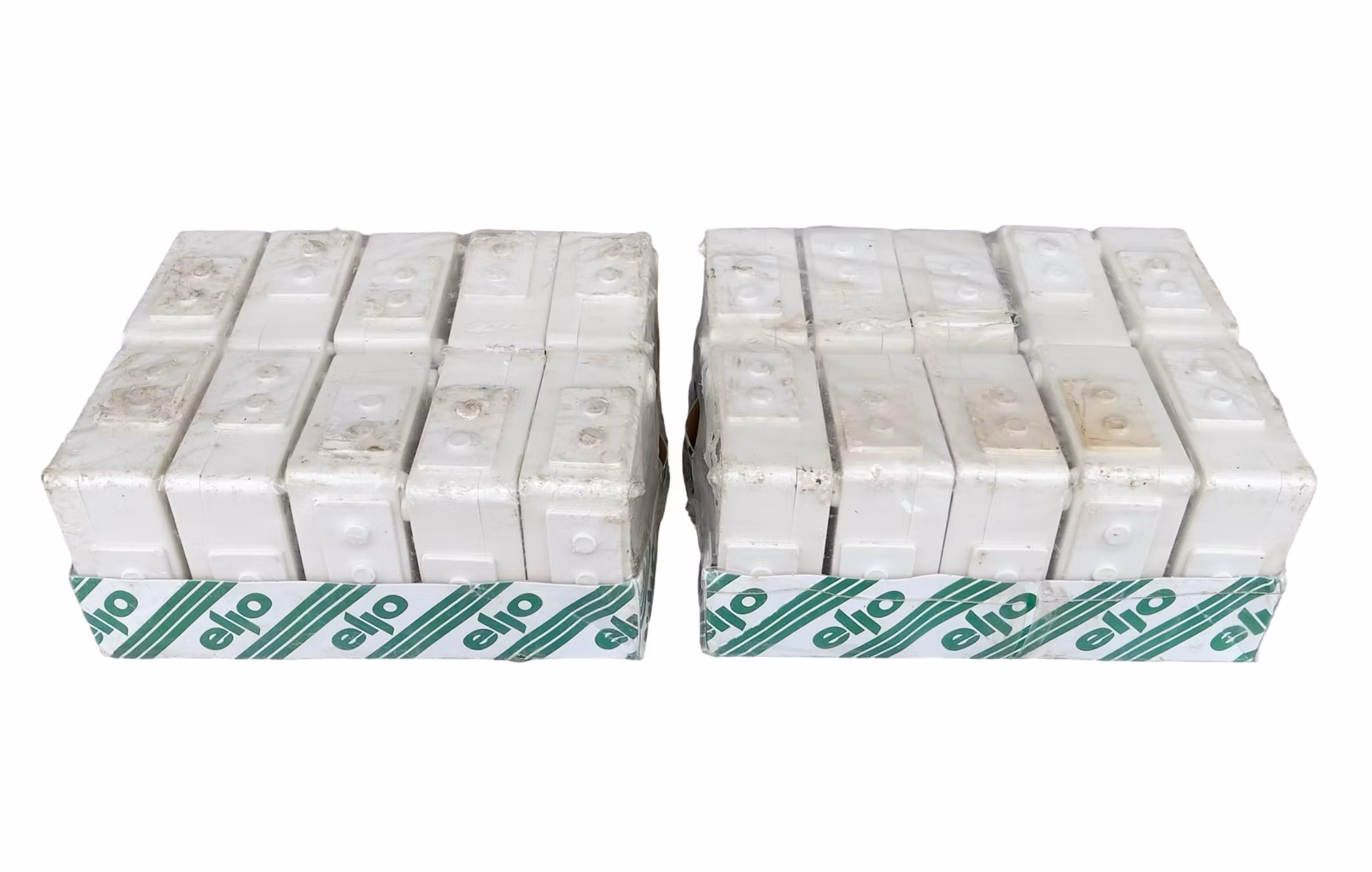20 st Eljo AQUA VIT U dosor med plint - E14 381 30 - Lagerparti