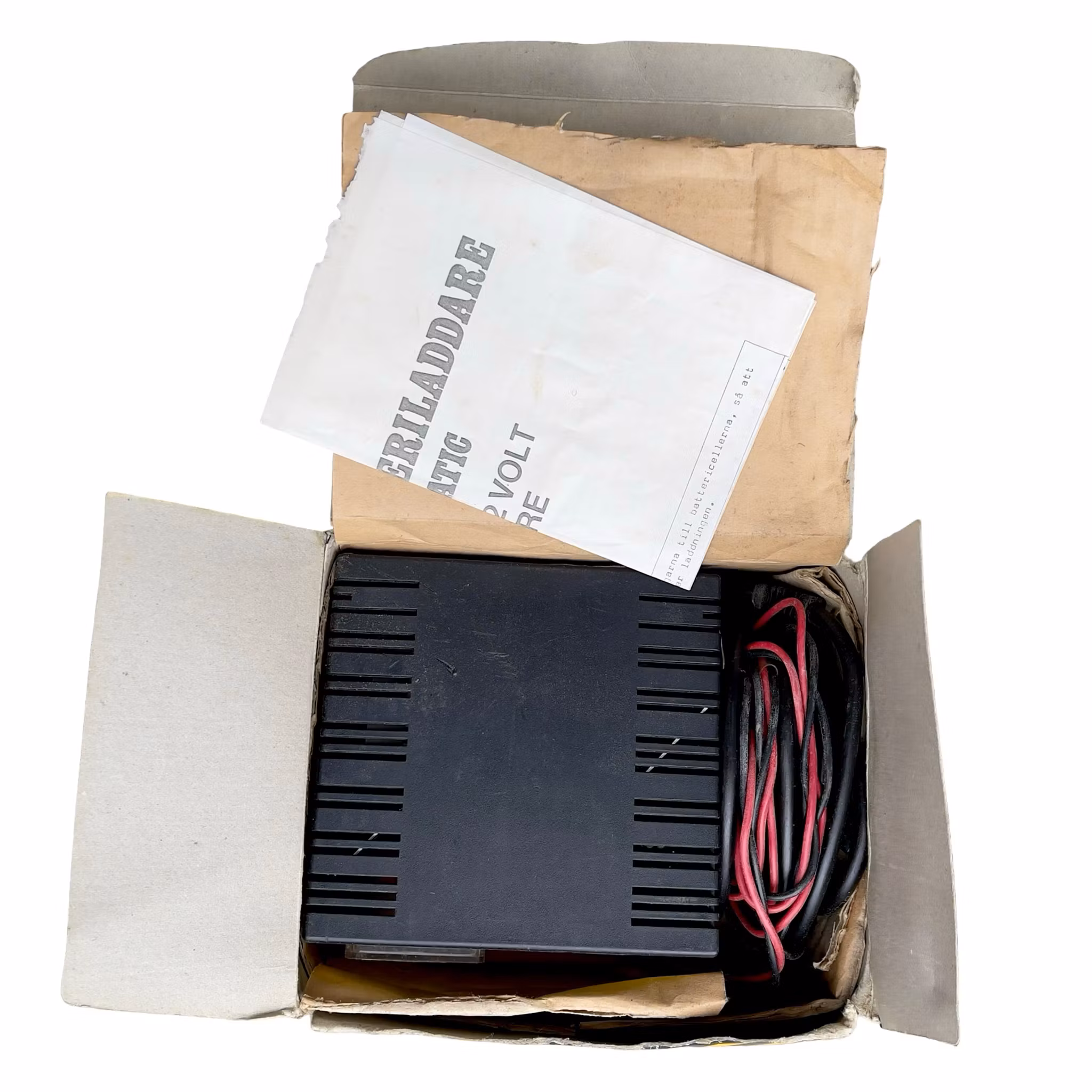 DEFA Automatisk Batteriladdare Typ DE 4 - 4A - 6/12V - Original kartong