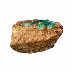 Smaragd - Rå kristall i moderberg - Mineralspecimen - Panjshir Afghanistan