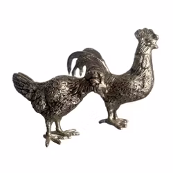 Vintage Hahn & Henne - Metallfiguren