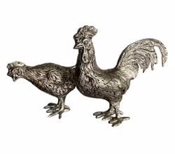 Vintage Hahn & Henne - Metallfiguren